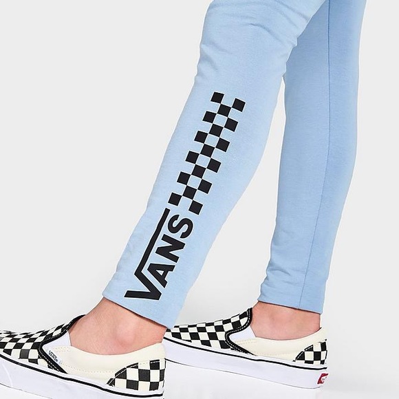 VANS baby blue chalkboard leggings . NWT - Picture 1 of 4